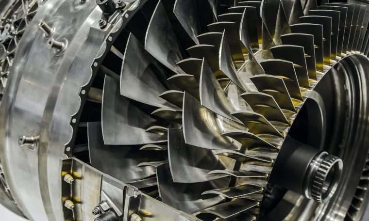Commercial airplane turbine